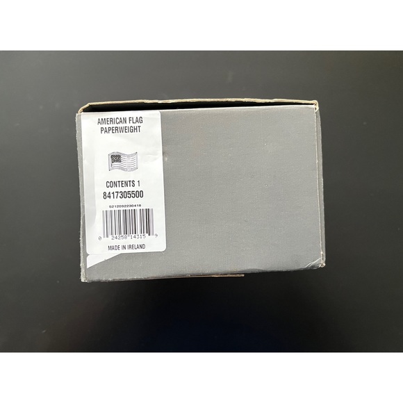 🇺🇸 NIB Waterford Crystal American Flag Paperweight 🇺🇸 - Picture 6 of 6